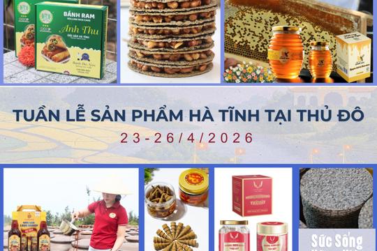 Quảng bá sản phẩm Hà Tĩnh tại Chương trình ‘Sức sống hàng Việt’