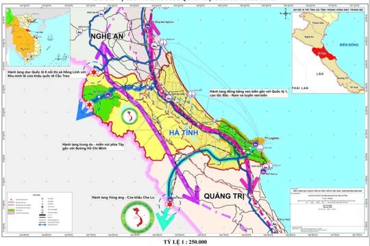 Quyết định điều chỉnh Quy hoạch tỉnh Hà Tĩnh thời kỳ 2021-2030: Định vị trung tâm công nghiệp, năng lượng và logistics Bắc Trung Bộ