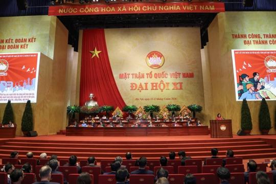 Sáng nay, bế mạc Đại hội đại biểu toàn quốc MTTQ Việt Nam lần thứ XI