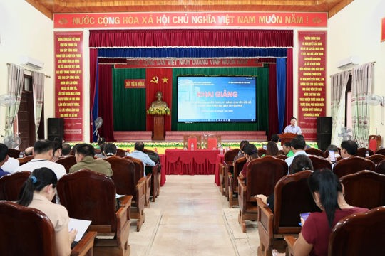Đẩy mạnh kỹ năng số cho người dân từ cơ sở tại xã Yên Hòa