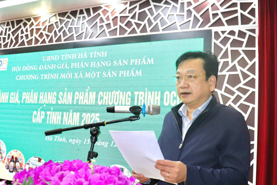  Hà Tĩnh có 9 sản phẩm đạt Ocop 4 sao năm 2025