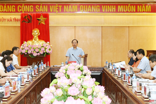 Ban Thường vụ Tỉnh ủy Hà Tĩnh cho ý kiến nhiều nội dung quan trọng