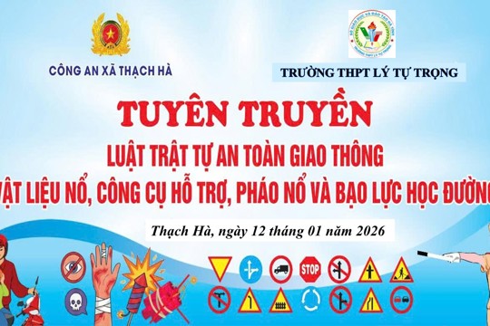 Trường THPT Lý Tự Trọng đẩy mạnh tuyên truyền pháp luật cho học sinh trước thềm Tết Nguyên đán 