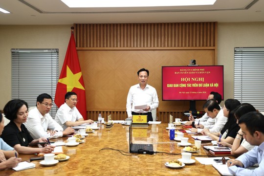 Nâng cao chất lượng, hiệu quả công tác dư luận xã hội trong tình hình mới