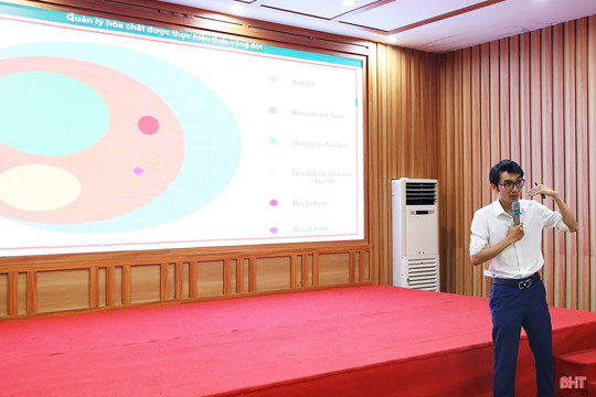 Phổ biến Luật Hóa chất năm 2025 cho các đơn vị liên quan trên địa bàn tỉnh