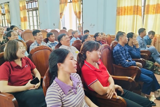 Xã Cẩm Lạc tập huấn sửa chữa nhà ở an toàn cho người dân