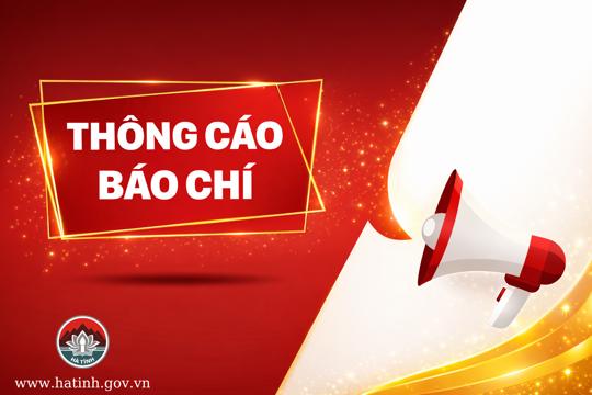 Thông cáo báo chí: Về việc bãi bỏ Quyết định số 09/2025/QĐUBND ngày 01/3/2025 của UBND tỉnh 