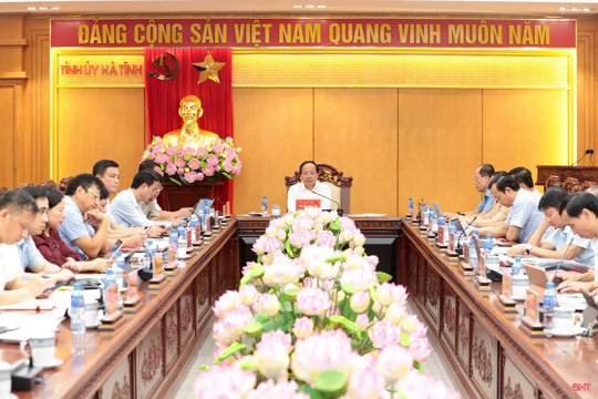 Tập trung xử lý vướng mắc, đảm bảo tiến độ công trình, dự án trọng điểm tại Hà Tĩnh