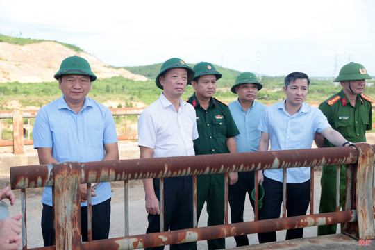 Chủ tịch UBND tỉnh Hà Tĩnh: Rà soát, đánh giá, có giải pháp bảo đảm an toàn hồ, đập trước mùa mưa lũ