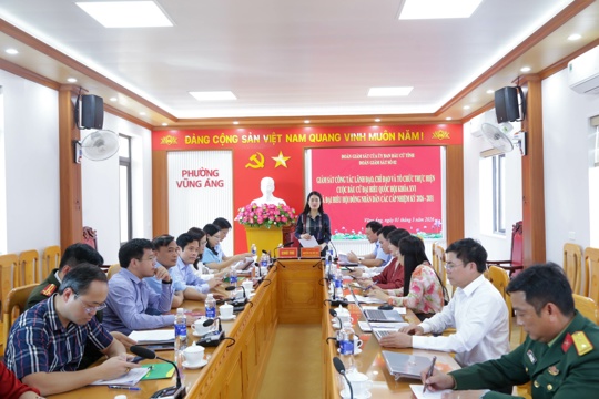 Tập trung cao độ cho công tác bầu cử, chuẩn bị chu đáo cho ngày hội toàn dân