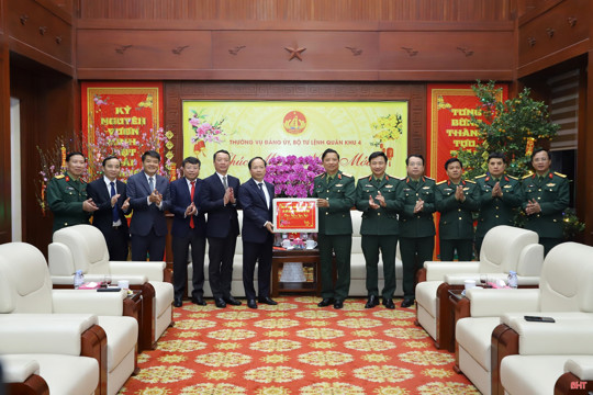 Quân khu 4 tiếp tục hỗ trợ Hà Tĩnh giữ vững QP-AN, đảm bảo các mục tiêu phát triển