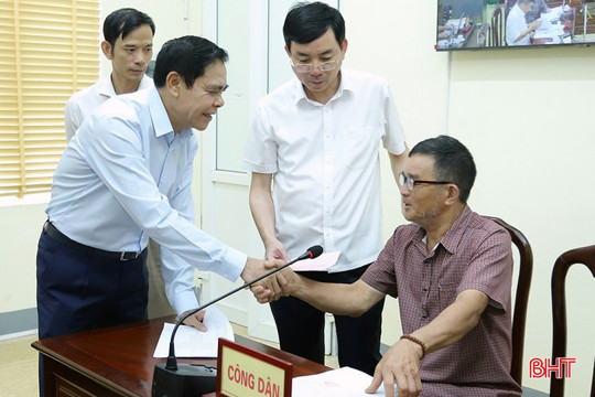  Chủ tịch UBND tỉnh tiếp công dân định kỳ vào sáng 15/8