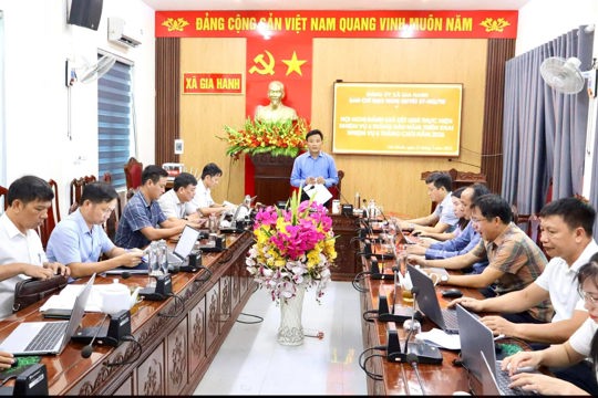 Xã Gia Hanh tạo chuyển biến trong thực hiện Nghị quyết 57