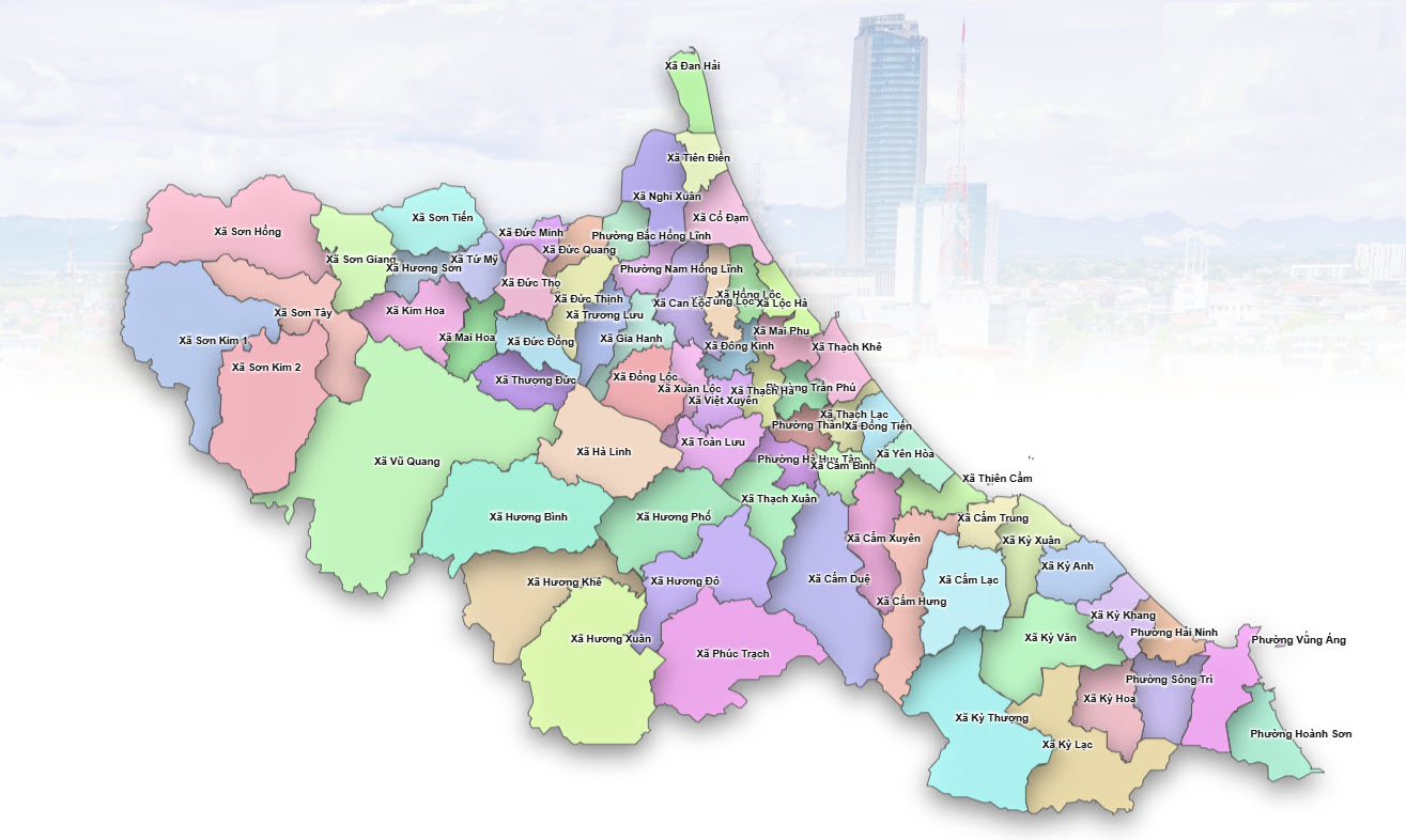 Bản đồ địa giới hành chính xã Kỳ Văn