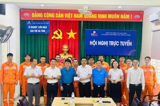 Công đoàn Công ty Điện Hà Tĩnh tiếp sức người lao động 
