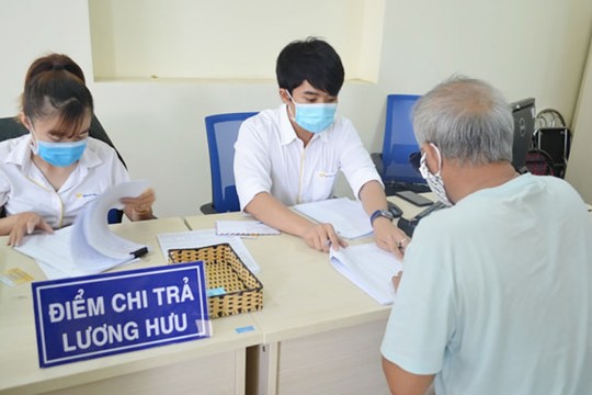 Từ 1/7, tăng 8% lương hưu và trợ cấp 
