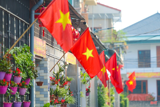 Hà Tĩnh rực rỡ cờ hoa mừng ngày hội lớn của đất nước