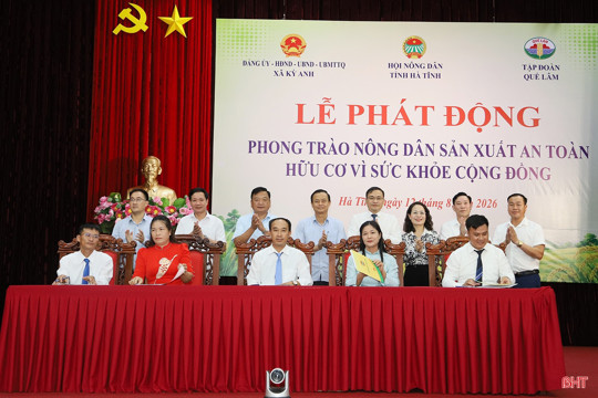 Phát động phong trào "Nông dân sản xuất an toàn, hữu cơ vì sức khỏe cộng đồng"