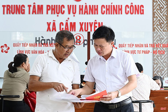 Hà Tĩnh công bố danh mục thủ tục hành chính được sửa đổi, bổ sung và bãi bỏ trong lĩnh vực nội vụ 