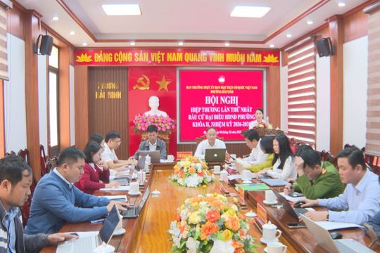 Phường Hải Ninh: Hội nghị hiệp thương lần thứ nhất bầu cử HĐND phường khóa II, nhiệm kỳ 2026–2031