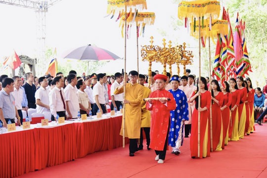 Trang nghiêm, thành kính Lễ Giỗ Quốc Tổ Hùng Vương năm 2026 tại Khu di tích lịch sử - văn hóa Đại Hùng
