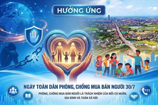 Hà Tĩnh hưởng ứng Ngày thế giới phòng, chống mua bán người và Ngày toàn dân phòng, chống mua bán người năm 2026