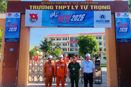 Công ty Điện lực Hà Tĩnh giữ vững dòng điện phục vụ kỳ thi vào lớp 10 THPT