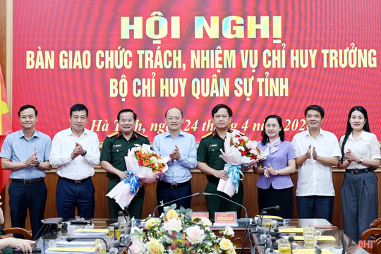 Hà Tĩnh có tân Chỉ huy trưởng Bộ Chỉ huy Quân sự tỉnh 