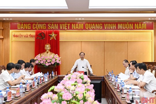 Chuẩn bị kỹ lưỡng, tổ chức trang trọng lễ kỷ niệm 120 năm Ngày sinh Tổng Bí thư Hà Huy Tập 