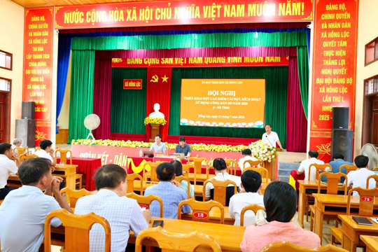 Hồng Lộc đẩy mạnh cài đặt, kích hoạt và sử dụng ứng dụng Công dân số i-Hà Tĩnh