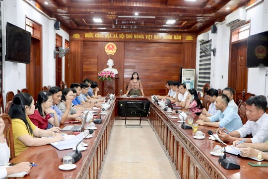 UBND xã Vũ Quang đánh giá nhiệm vụ 6 tháng đầu năm, triển khai giải pháp trọng tâm thời gian tới