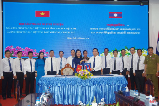 Hà Tĩnh và Bolikhămxay hội đàm công tác tìm kiếm, quy tập hài cốt liệt sỹ 