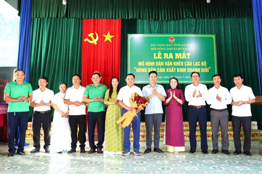 Kỳ Khang ra mắt mô hình Dân vận khéo Câu lạc bộ "Nông dân sản xuất, kinh doanh giỏi"