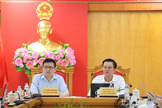 Bộ Công Thương làm việc với Hà Tĩnh về triển khai Quy hoạch điện VIII điều chỉnh