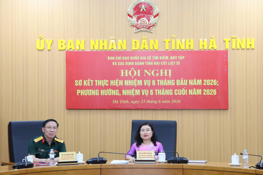 Sơ kết công tác tìm kiếm, quy tập và xác định danh tính hài cốt liệt sĩ 6 tháng đầu năm 2026