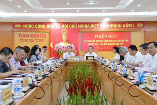 Hà Tĩnh thẩm định điều chỉnh Quy hoạch tỉnh giai đoạn  2021–2030, tầm nhìn đến năm 2050
