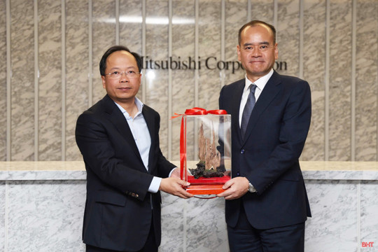 Bí thư Tỉnh ủy Nguyễn Duy Lâm làm việc với Tập đoàn Mitsubishi về cơ hội hợp tác đầu tư 