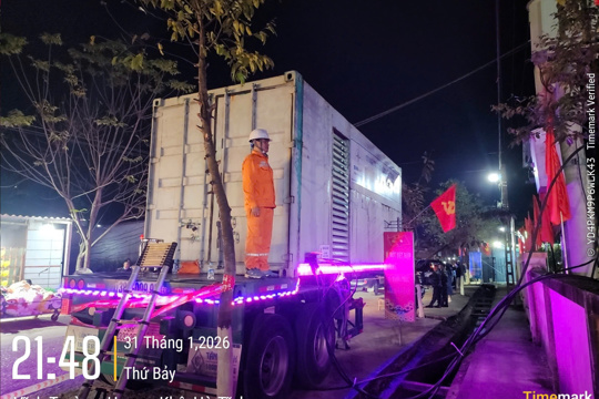 Công ty Điện lực Hà Tĩnh bảo đảm cấp điện an toàn, ổn định cho Chương trình “Xuân Biên phòng ấm lòng Dân bản” 2026