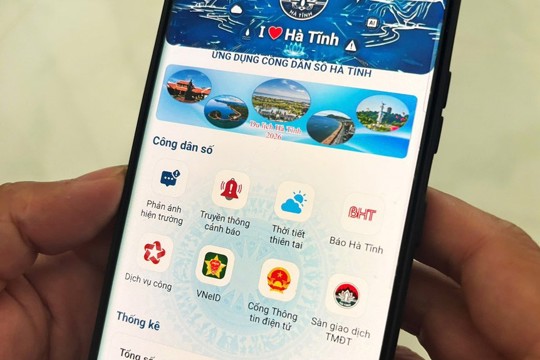 Hà Tĩnh vượt mốc 300.000 tài khoản kích hoạt ứng dụng i-HaTinh