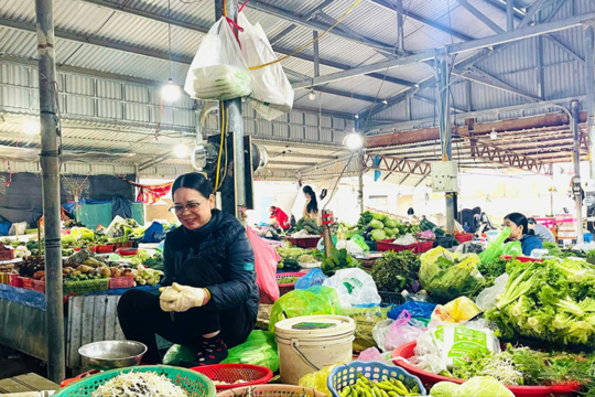 Phường Hoành Sơn siết chặt quản lý đô thị, ổn định thị trường dịp Tết