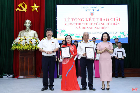 Trao giải cuộc thi “Thuế với người dân và doanh nghiệp”