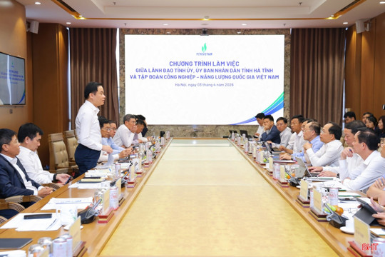 Thống nhất chủ trương triển khai Đề án Trung tâm Công nghiệp - Năng lượng sinh thái Petrovietnam tại Vũng Áng