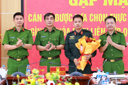 Trung tá Công an Hà Tĩnh tham gia lực lượng gìn giữ hòa bình Liên hợp quốc