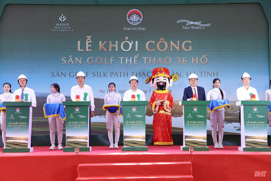Khởi công dự án sân golf gần 1.800 tỷ đồng tại Hà Tĩnh