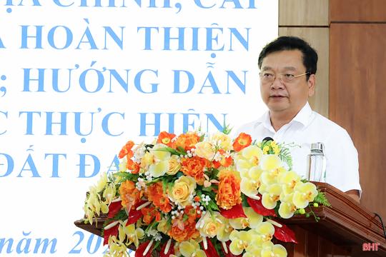 Đẩy nhanh tiến độ, phấn đấu hoàn thành làm sạch dữ liệu đất đai trước ngày 30/11 