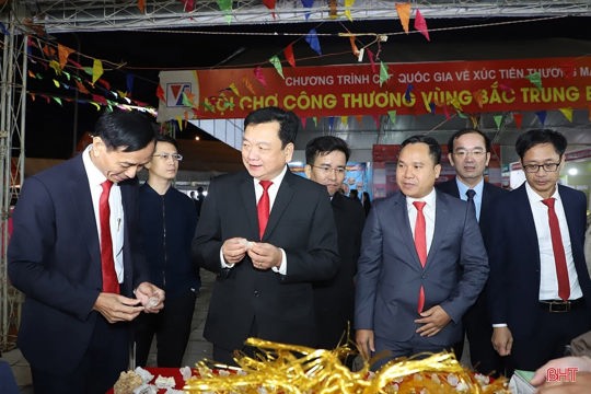 Tổ chức Hội chợ triển lãm sản phẩm công nghiệp nông thôn tiêu biểu khu vực Miền Trung - Tây Nguyên tại Hà Tĩnh vào cuối tháng 8/2026