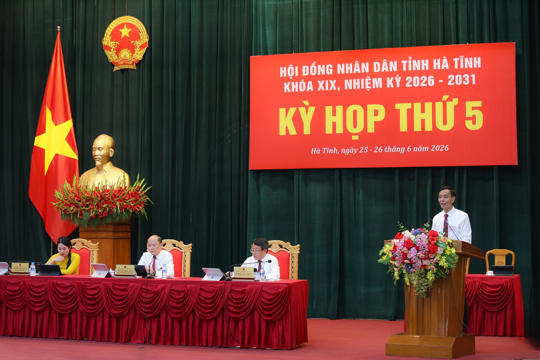 Sáng nay, HĐND tỉnh Hà Tĩnh tiến hành phiên chất vấn và trả lời chất vấn