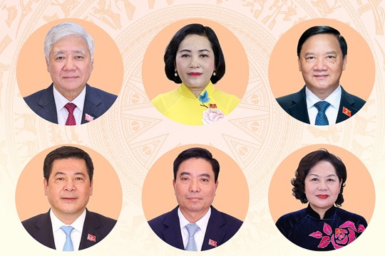 6 Phó chủ tịch Quốc hội nhiệm kỳ 2026-2031