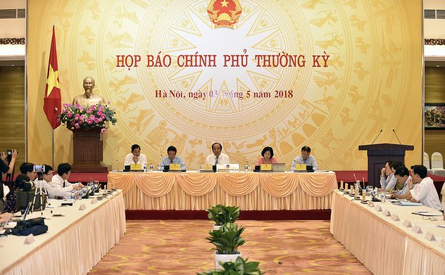 Nội dung họp báo Chính phủ thường kỳ tháng 4/2018