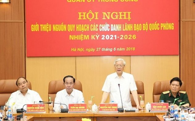 Giới thiệu nguồn quy hoạch lãnh đạo Bộ Quốc phòng nhiệm kỳ 2021-2026
